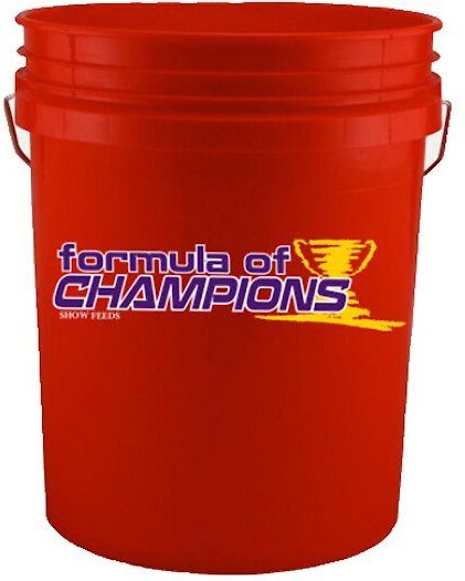 Formula of Champions Moonshine Cherry Flavor Farm Animal Feed， 35-lb bucket