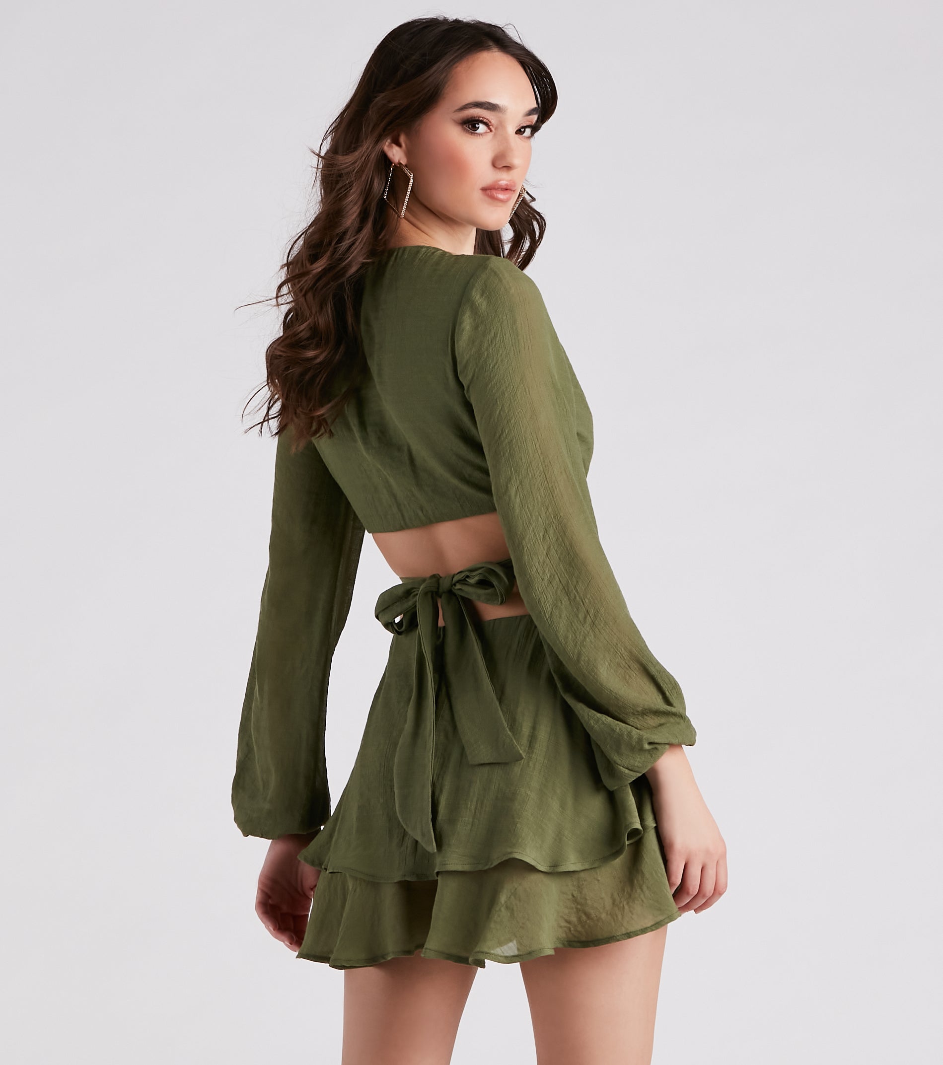 Breeze In Style Ruffled Skater Romper