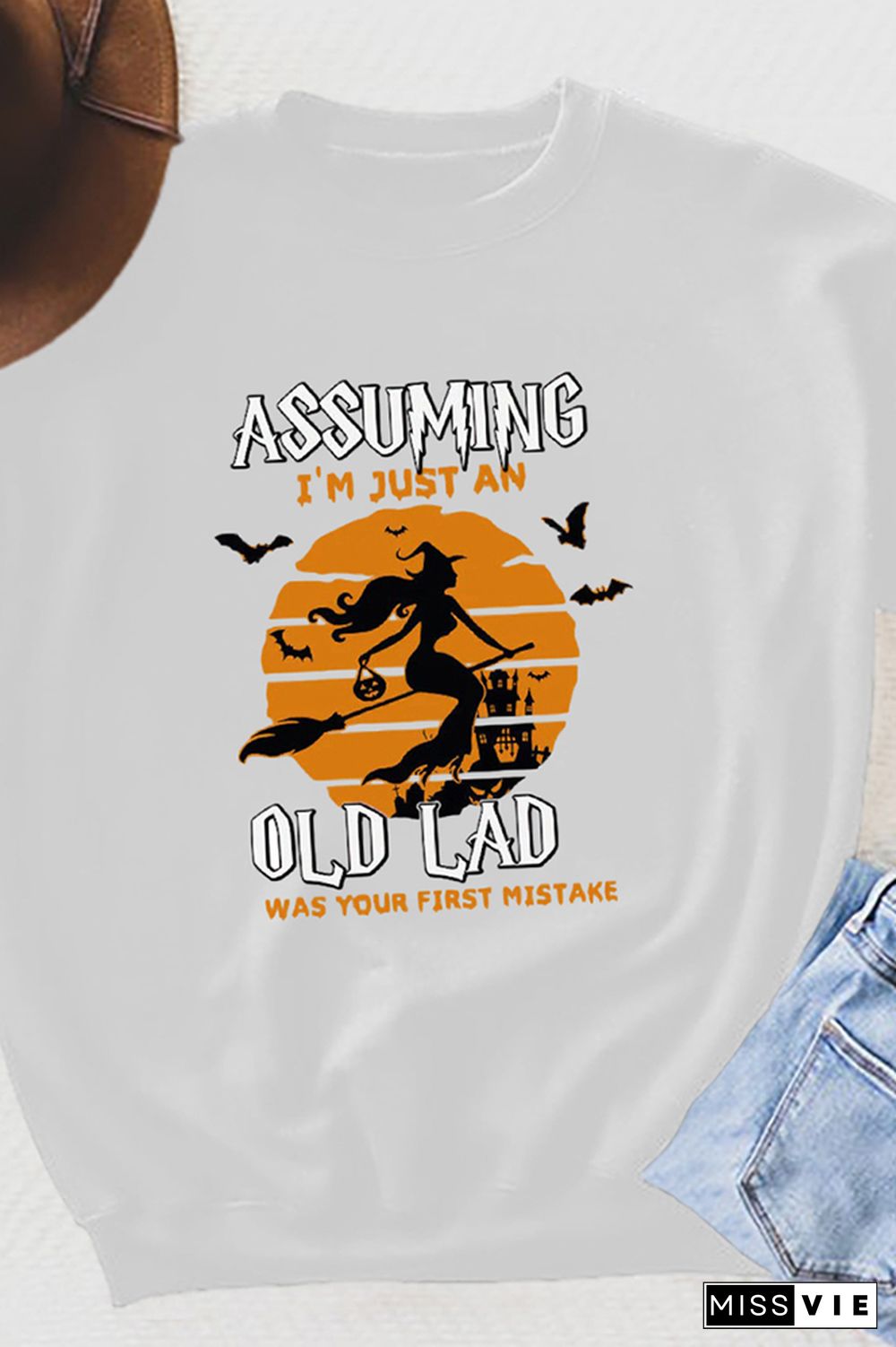 Assuming I'm Just An Old Lady Was Your First Mistake sweatshirt Wholesale