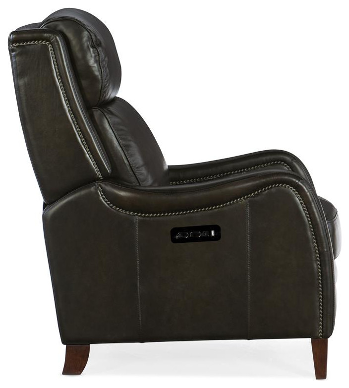 Hooker Furniture Stark Power Recliner w/ Power Headrest   Transitional   Recliner Chairs   by Homesquare  Houzz