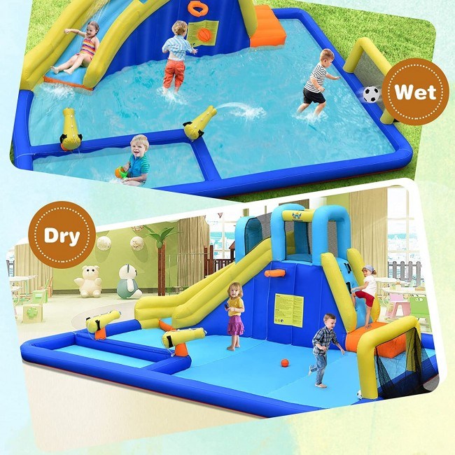 6-in-1 Inflatable Water Slides for Kids