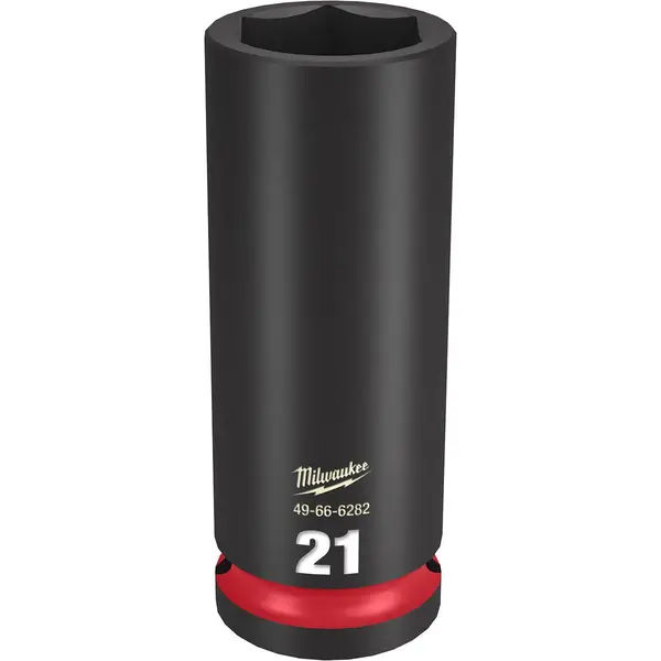 Milwaukee 1/2 Drive 21MM Deep 6 Point Socket