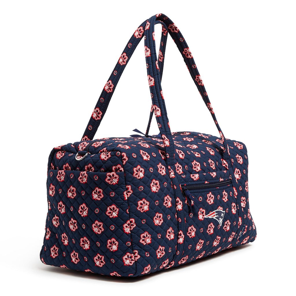 Vera Bradley  NFL Large Travel Duffel Bag in New England Patriots Bandana