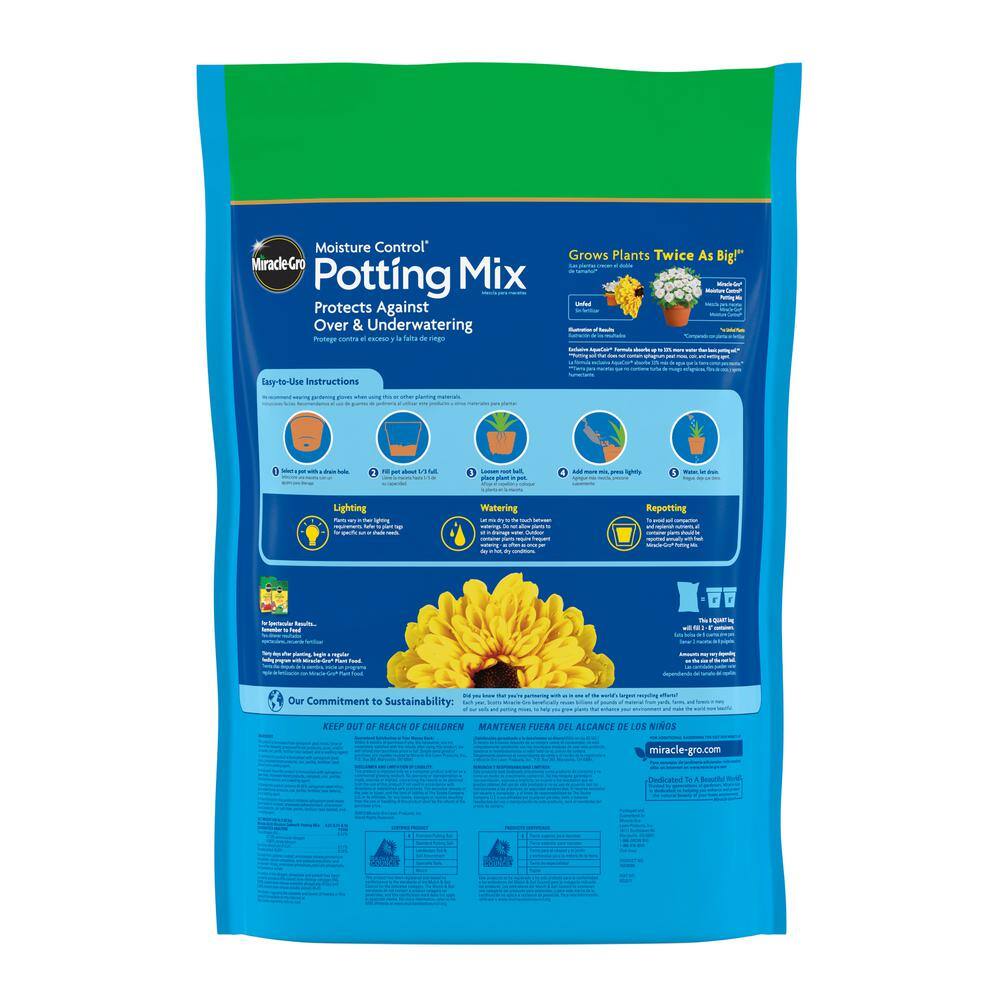 Miracle-Gro Moisture Control 8 qt. Potting Mix 75578300