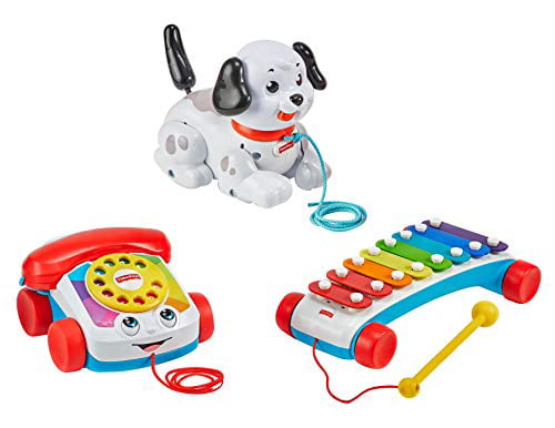 Fisher-Price Pull-Along Basics Gift Set 3 Infant Pull Toys