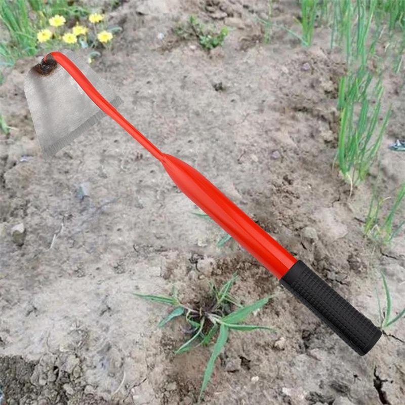 Steel Hardened Hoe Handheld Weeding Rake Planting VegetablesTrenching 11cm