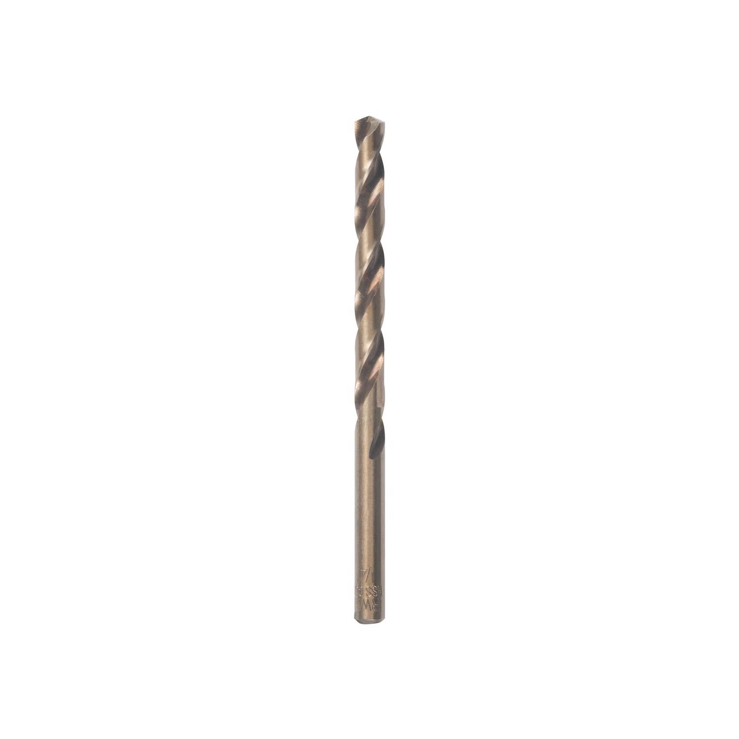 Irwin 1/4 in. X 4 in. L Cobalt Alloy Steel Drill Bit 1 pc