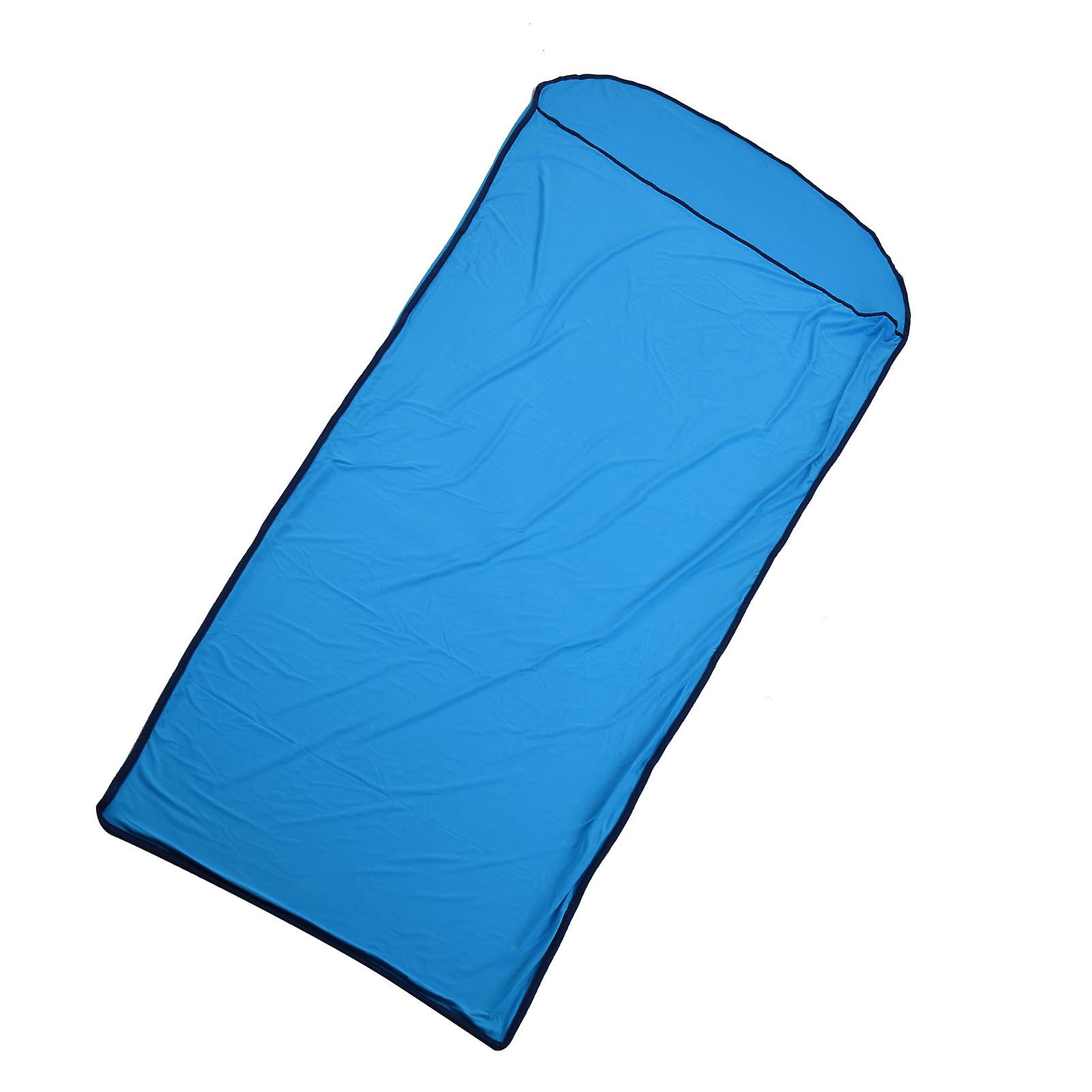 Sleeping Bag Liner Ultralight Multifunctional Elastic Sleeping Sack Liner for Outdoor CampingBlue