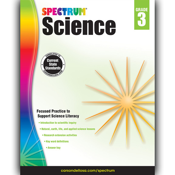 Carson Dellosa CD 704616 Spectrum Science Gr 3