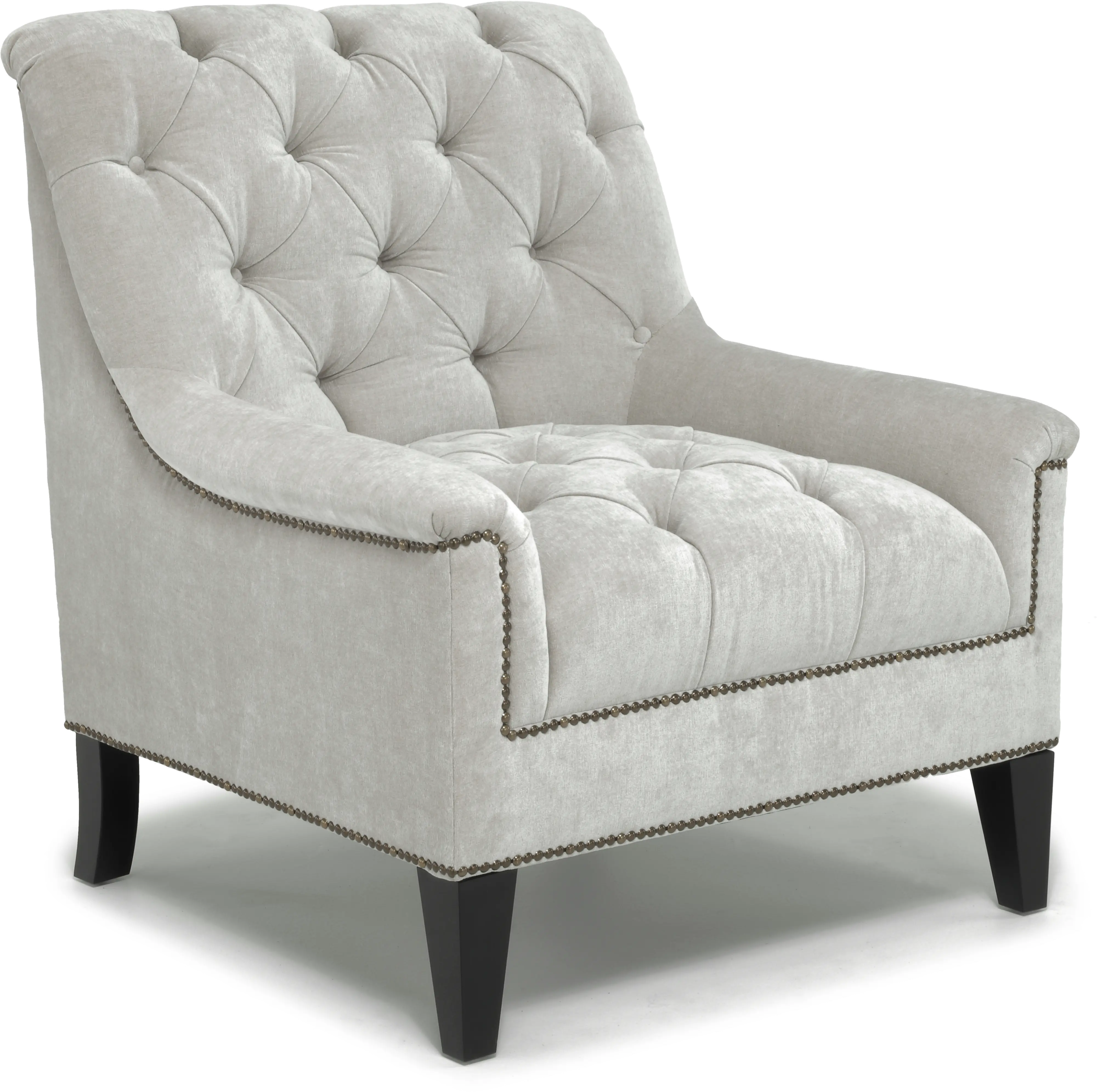 Madeline Light Gray Traditional Chair