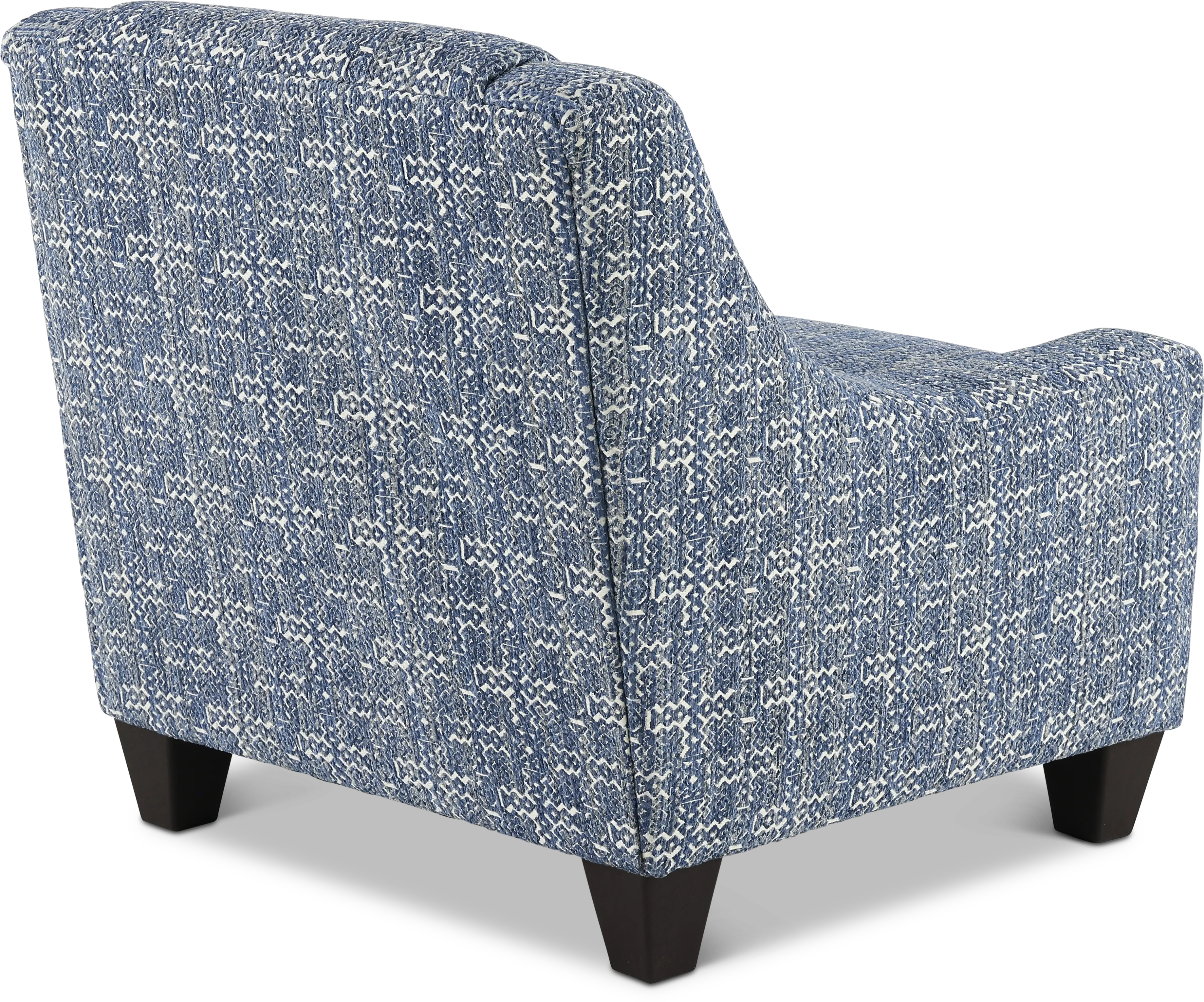 Modern Farmhouse Denim Blue Accent Chair