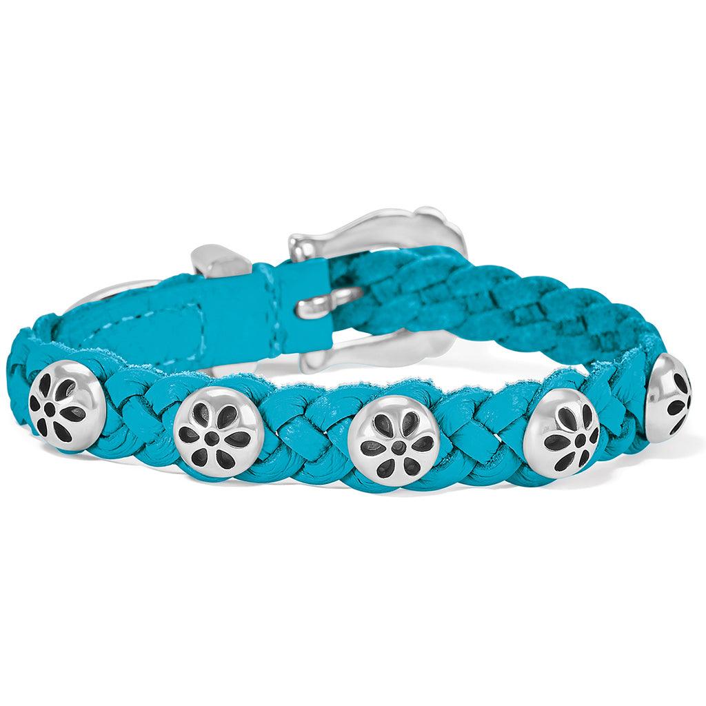 Brighton  Daisy Bandit Bracelet in Cerulean