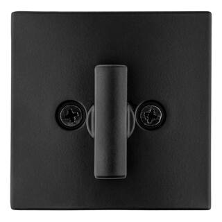 Baldwin Prestige Spyglass Matte Black Square Single Cylinder Deadbolt Featuring SmartKey Security 380SDB514SMTCPR