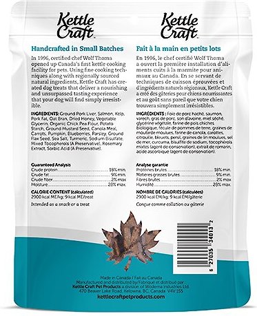 Kettle Craft Big Bite Wild Salmon and Sea Kelp Recipe Dog Treats