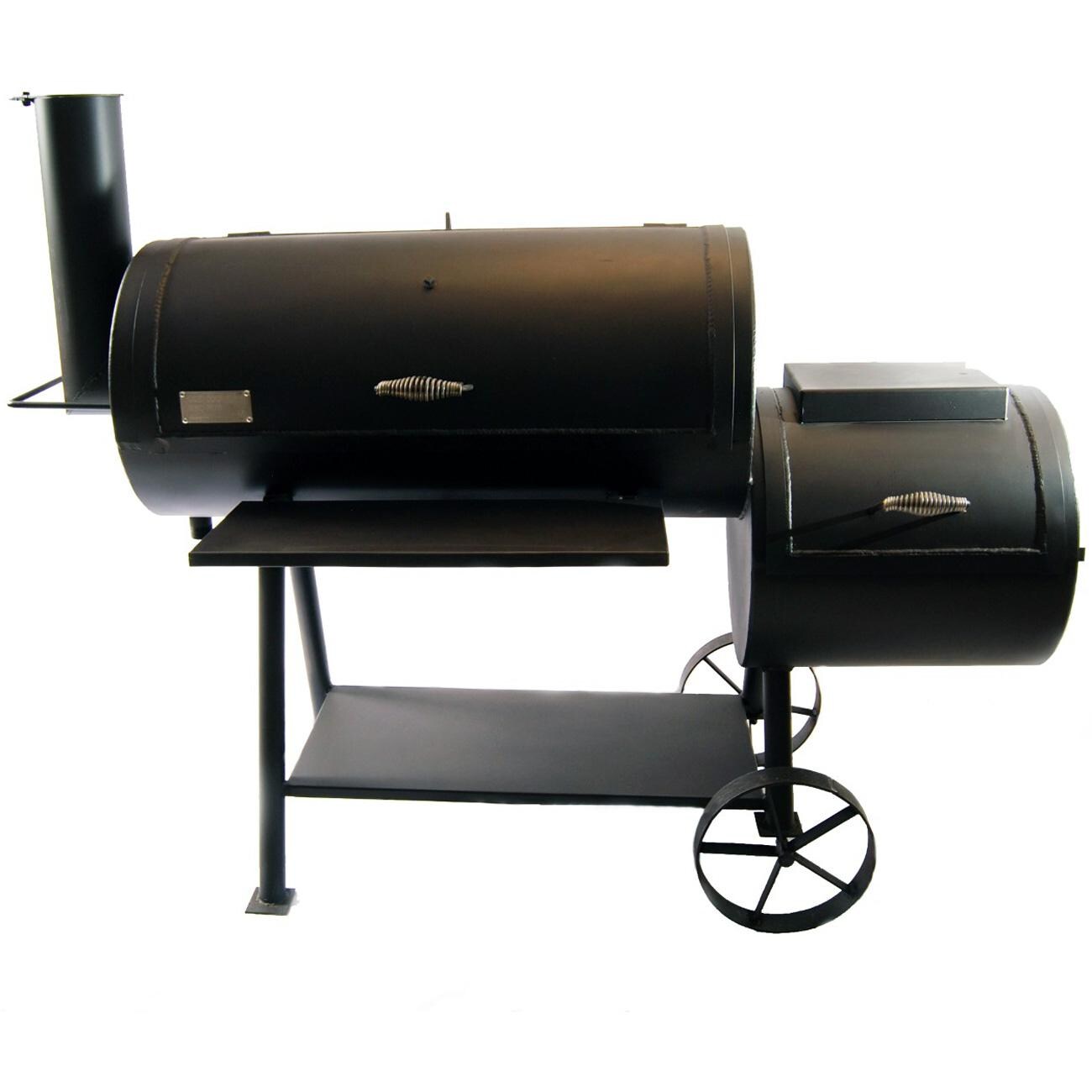 Old Country BBQ Pits Brazos 35-Inch Offset Charcoal Smoker