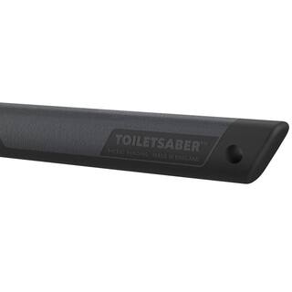 Mr. Sparkle Toiletsaber 8.60 oz. Plumbing Tool 28 in. Designed to Clear Visible Toilet Clogs (paper and poop) MSTS28BK