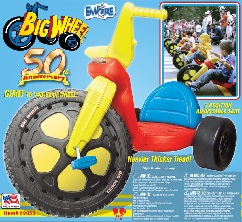 Big Wheel 50th Anniversary 16 Inch Ride-On Toy (Ages 3+)