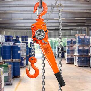 VEVOR 1-12 Ton Manual Lever Chain Hoist 20 ft. Lever Hoist with Weston Double-Pawl Brake for Garage Factory Dock CGSBH112T20FTZ1XBV0