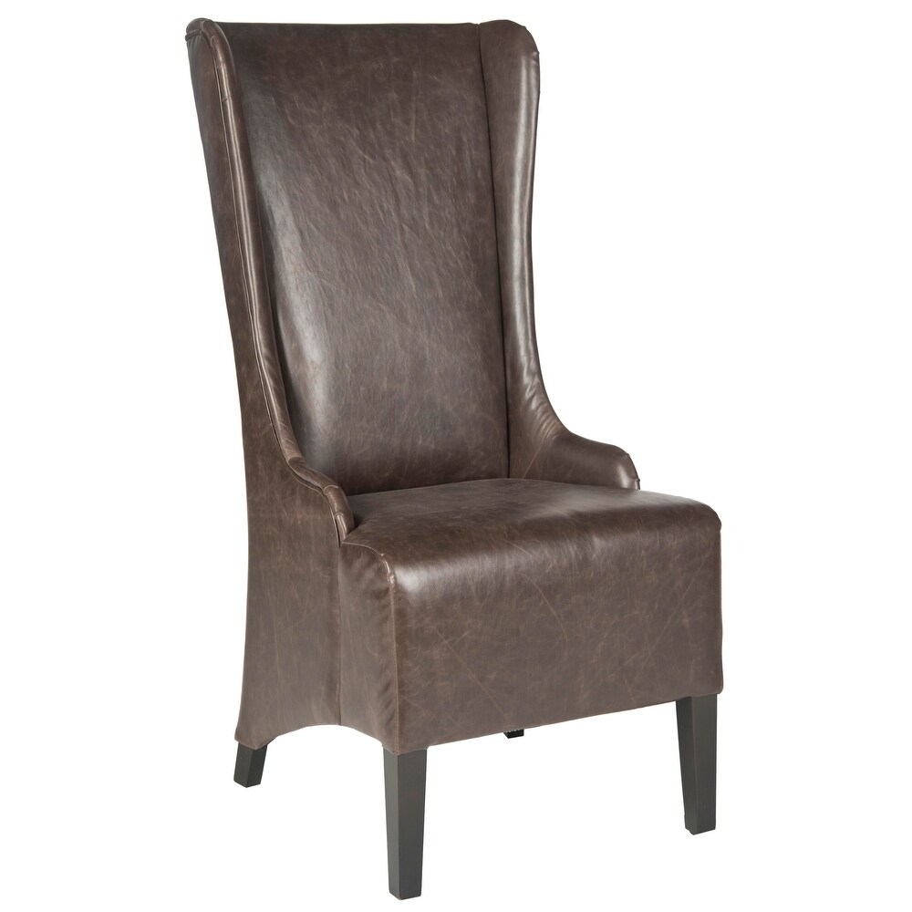 SAFAVIEH Dining Bacall Antique Brown Dining Chair   24\