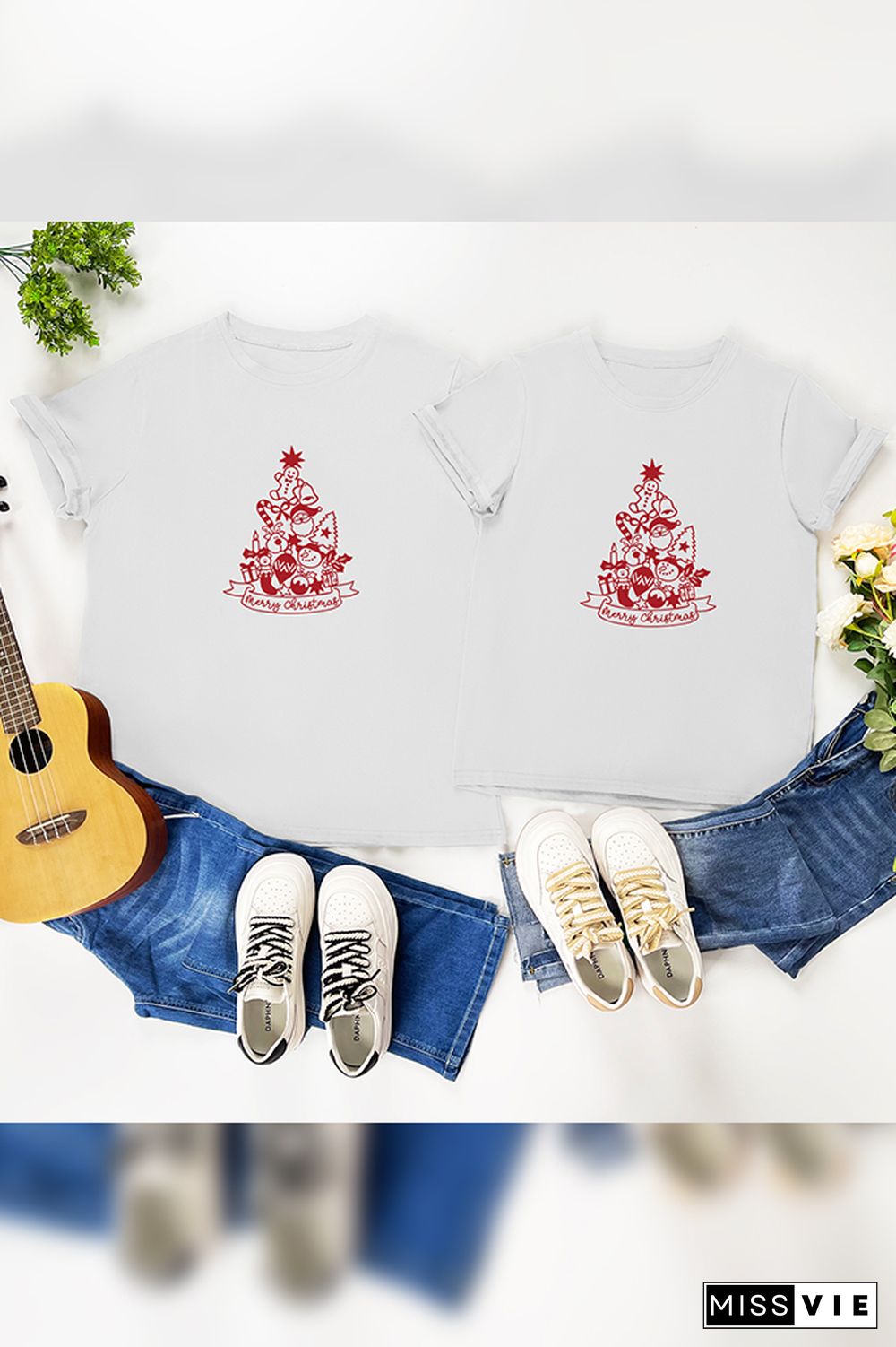 Christmas Tree Couple T-shirt Wholesale