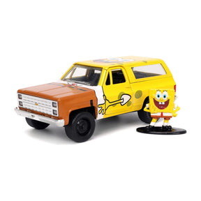 Jada Toys JTY 31798 C SpongeBob 1:32 1980 Chevy Bl...