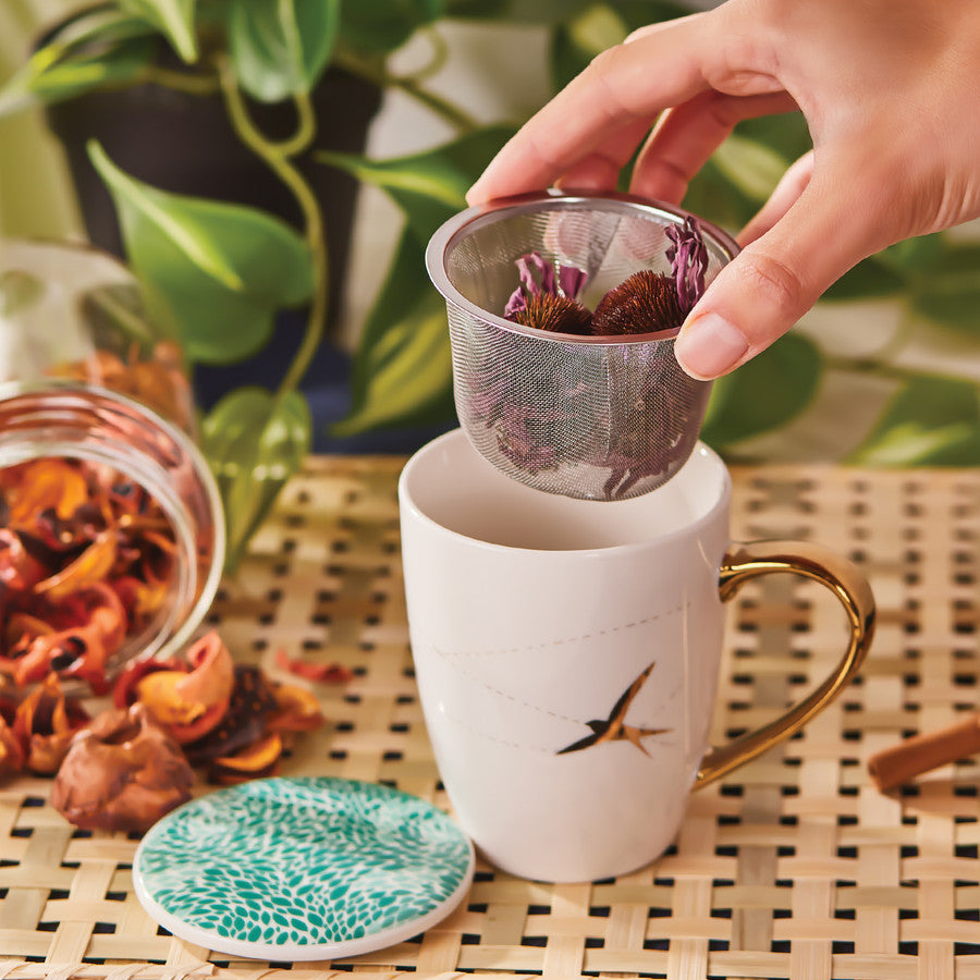 Karaca Swallow Lid Mug 153.03.06.4672