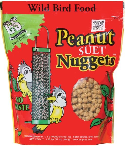 CandS Peanut Suet Nuggets Wild Bird Food