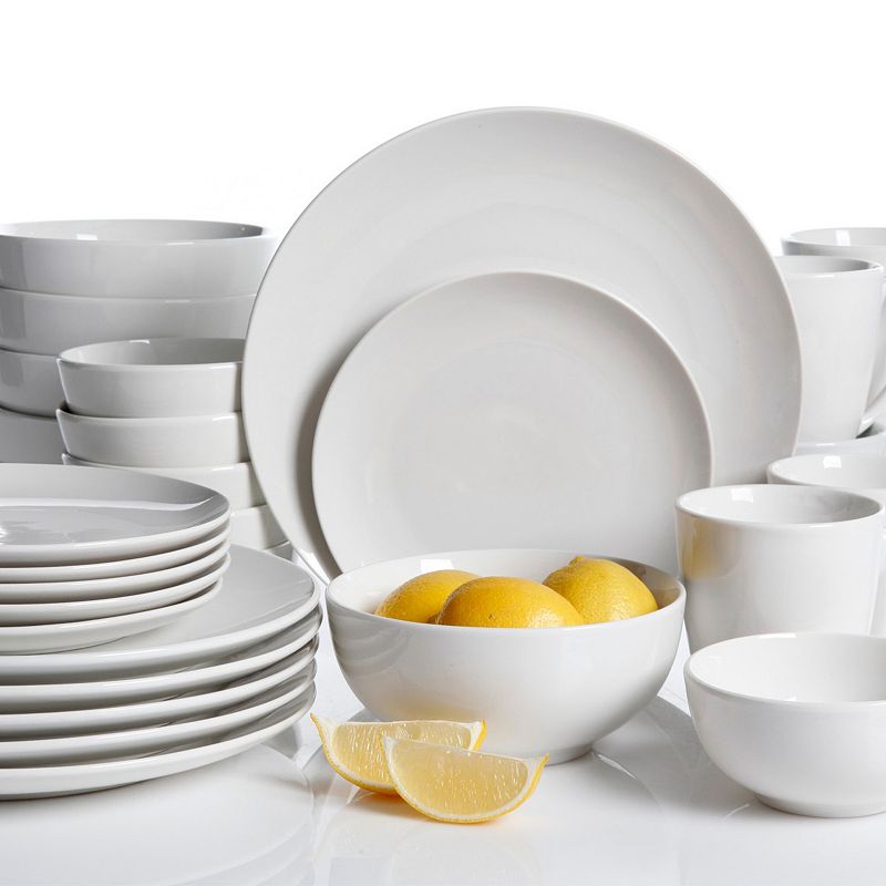 Gibson Home Ogalla 30 Piece Porcelain Dinnerware Set