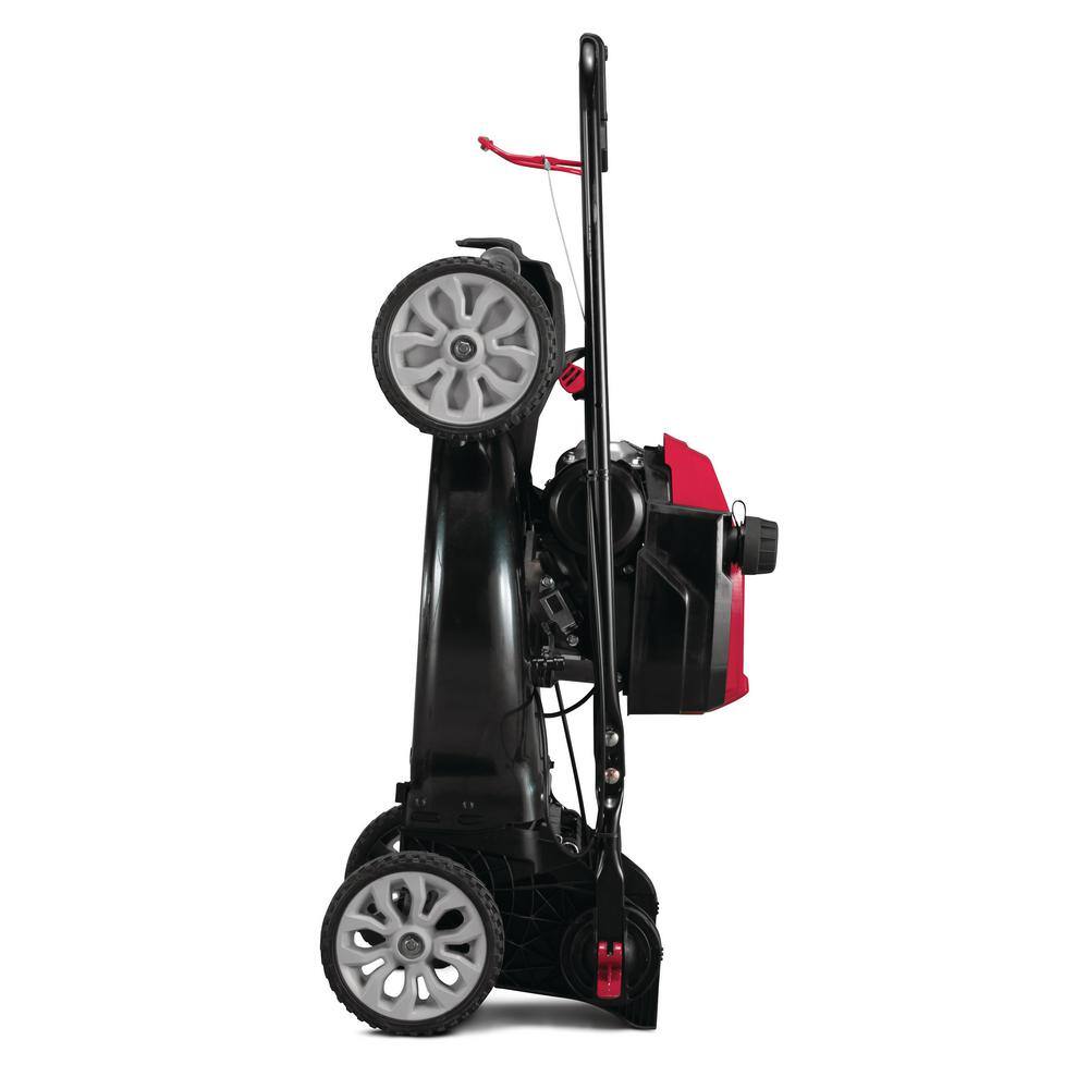 Troy-Bilt XP 21 in. 149 cc Vertical Storage Series Engine 3-in-1 Gas FWD Self Propelled Lawn Mower TB260 XP Space Saver