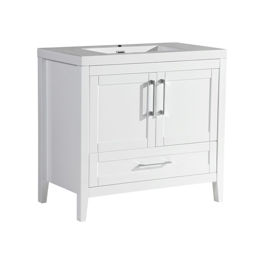 The Willow Collection 36 Inch Modern Bathroom Vanity