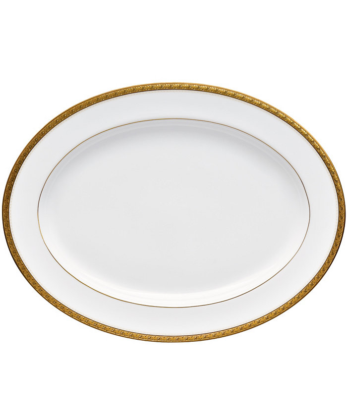 Noritake Charlotta Gold 14 Oval Platter