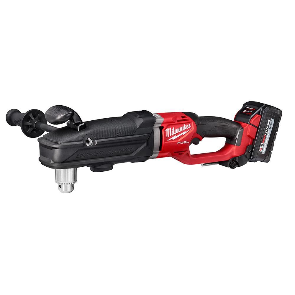 Milwaukee M18 FUEL Super Hawg 1/2 in. Right Angle Drill Kit 2809-22 from Milwaukee