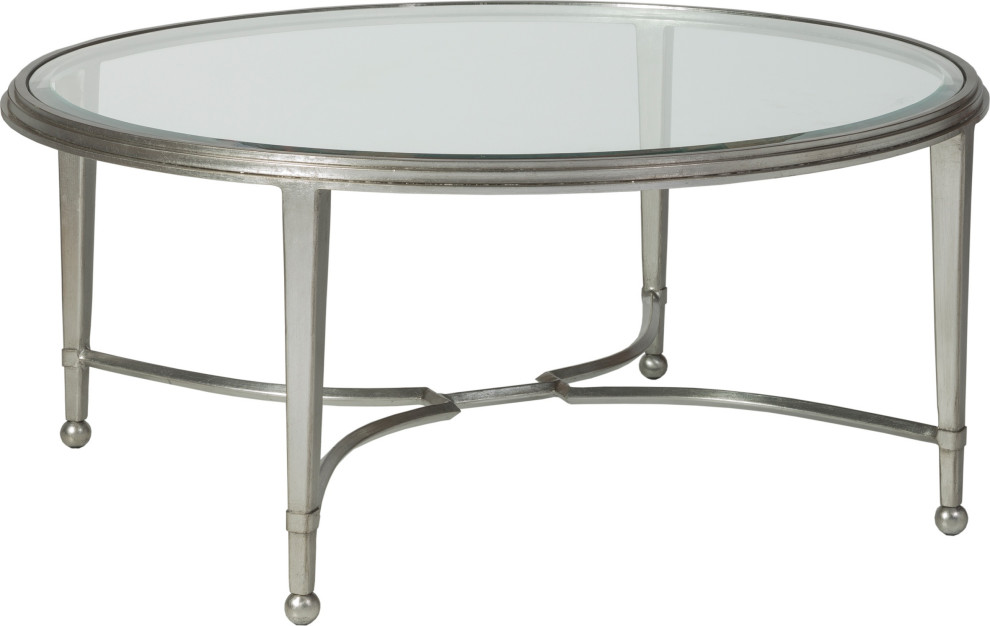 Sangiovese Round Cocktail Table   Transitional   Coffee Tables   by HedgeApple  Houzz