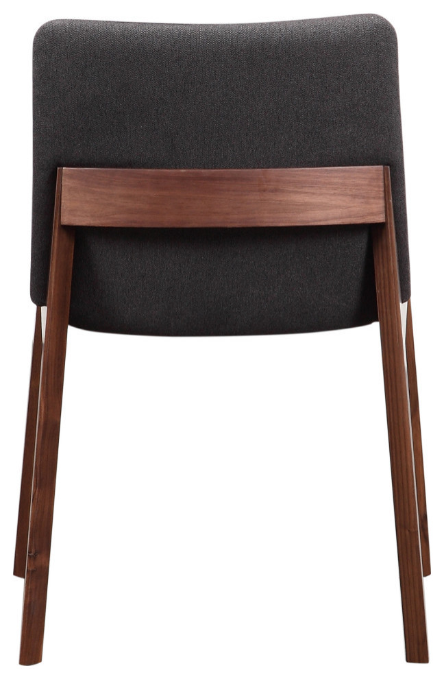 Deco Dining Chair Black M2   Midcentury   Dining Chairs   by Kolibri Decor  Houzz