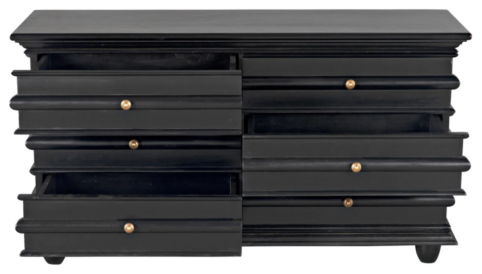 Ross Chest  Hand Rubbed Black   Traditional   Accent Chests And Cabinets   by Rustic Home Furniture Deco  Houzz