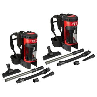 MW M18 FUEL 18-Volt Lithium-Ion Brushless 1 Gal. Cordless 3-in-1 Backpack Vacuum (2-Tool) 0885-20-0885-20