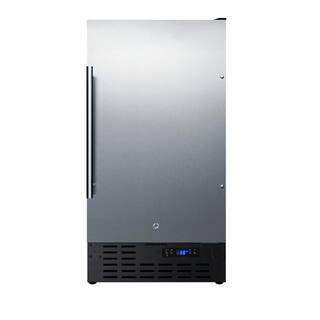 Summit Appliance 18 in. 3 cu. ft. Mini Fridge in Stainless Steel FF1843BSS