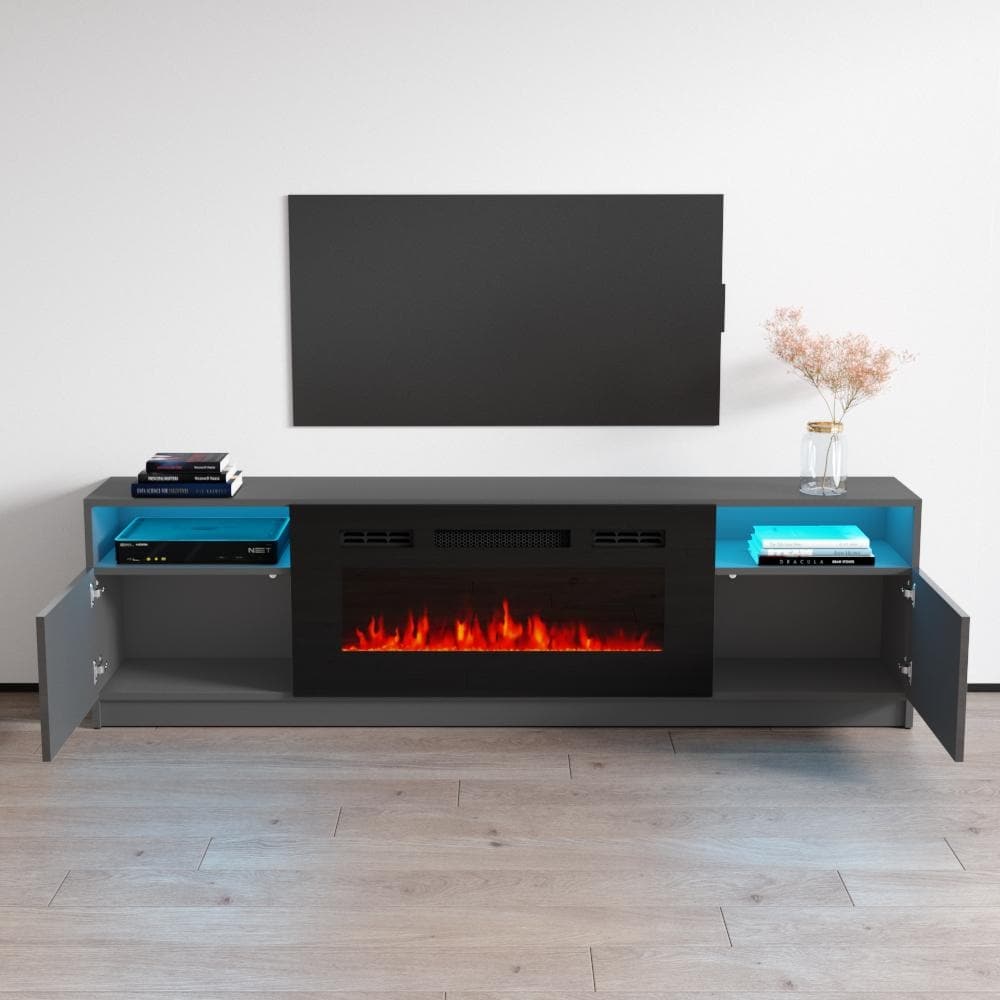 Strick   Bolton Amsden Electric Fireplace TV Stand