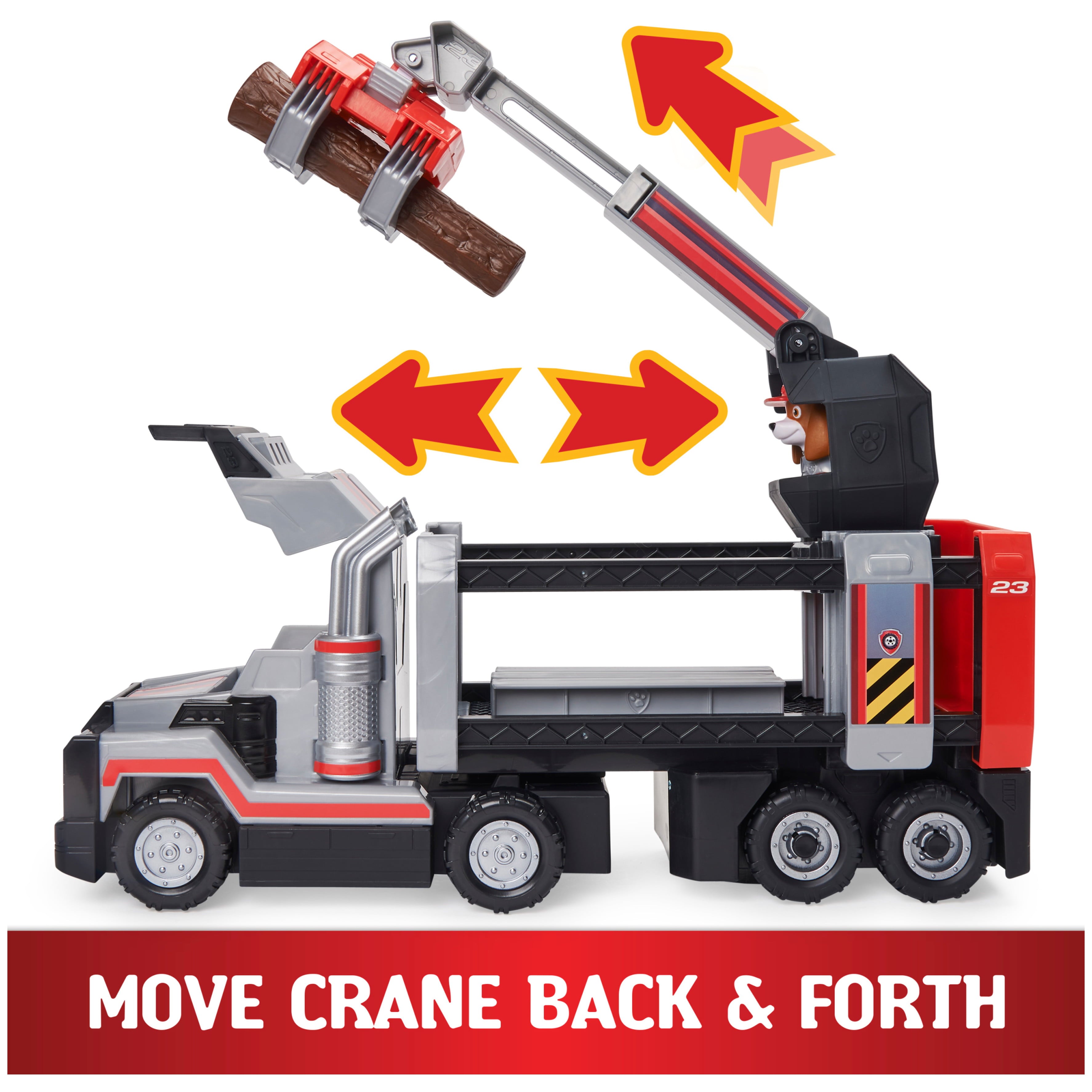 PAW Patrol， Al’s Deluxe Big Truck Toy with Moveable Claw Arm and Accessories