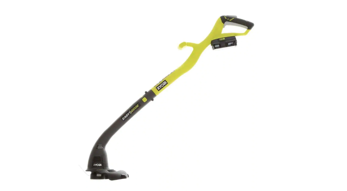 RYOBI P2036 ONE+ 18V Cordless String Trimmer/Edger and Blower/Sweeper Combo Kit with 2.0 Ah Battery and Charger