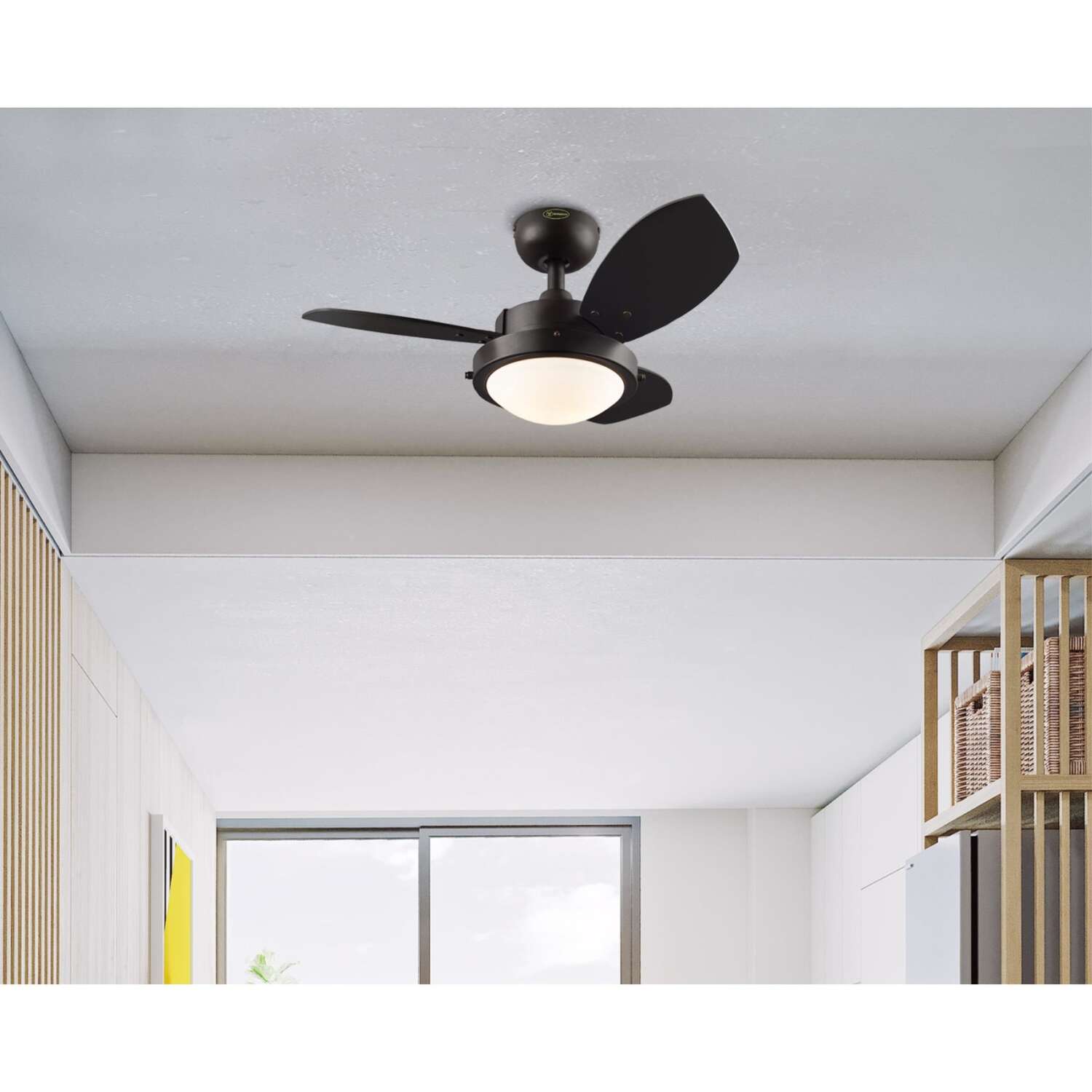 Westinghouse Wengue 30 in. Espresso Brown LED Indoor Ceiling Fan