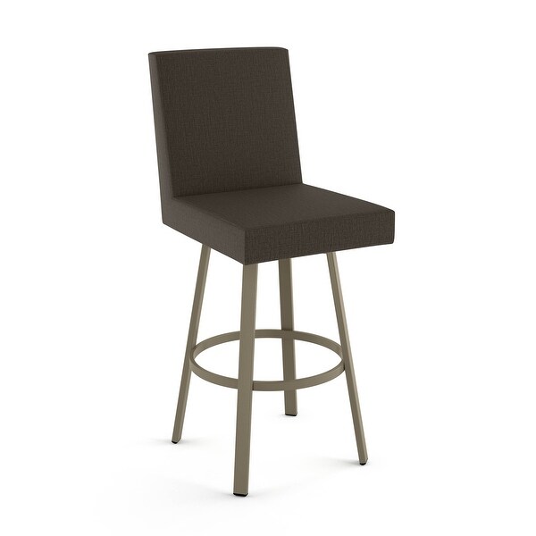 Amisco Hartman Swivel Counter and Bar Stool