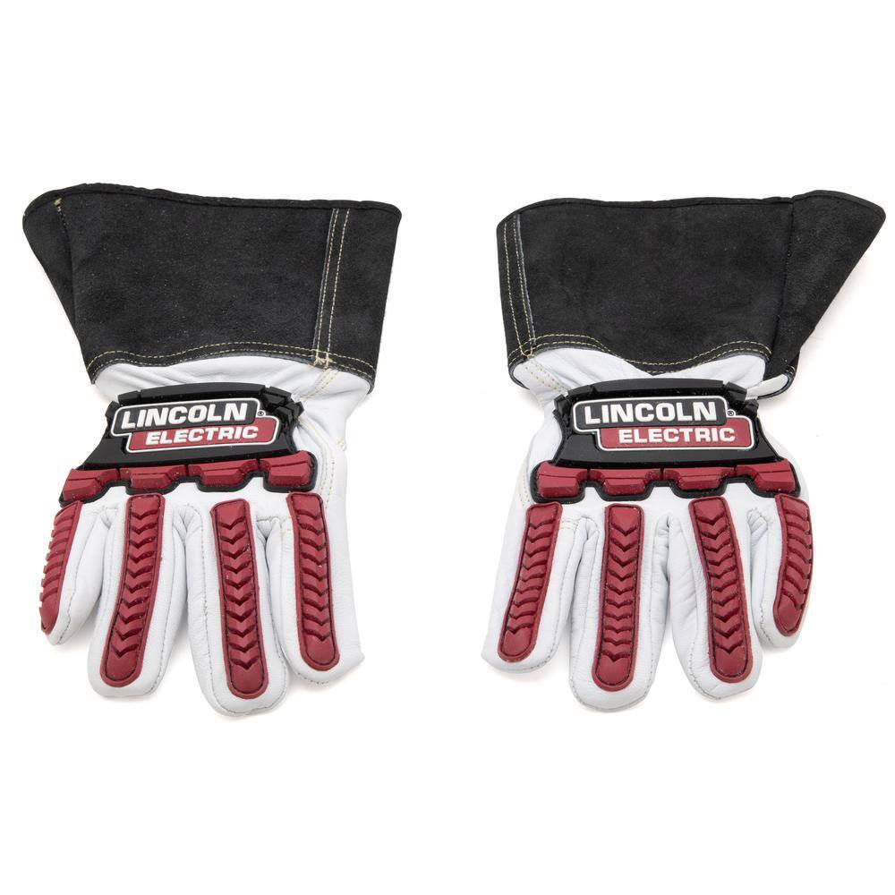 Lincoln Electric Large Impact and Cut Resistant Welding Gloves KH846L