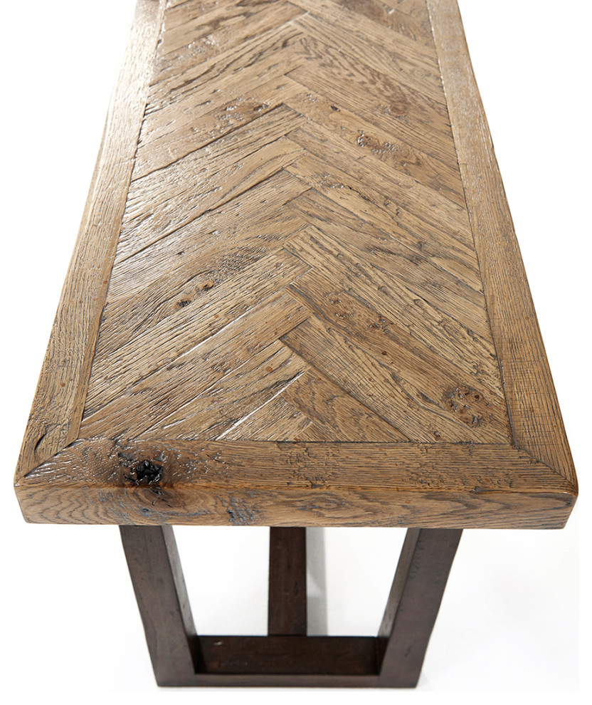 Chevron Modern Console Table   Transitional   Console Tables   by English Georgian America  Houzz