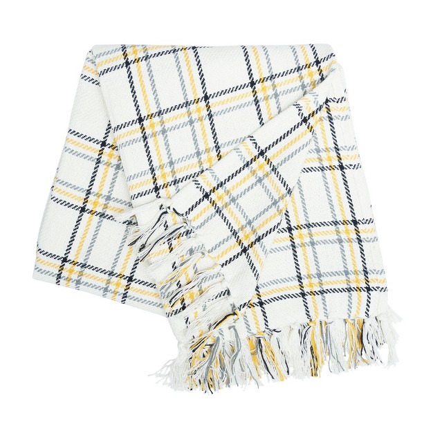 C amp f Home Honey Bee Plaid Throw