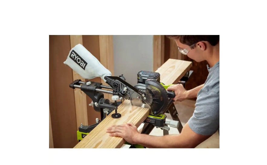 RYOBI PBT01B ONE+ 18V Cordless 7-1/4 in. Sliding Compound Miter Saw