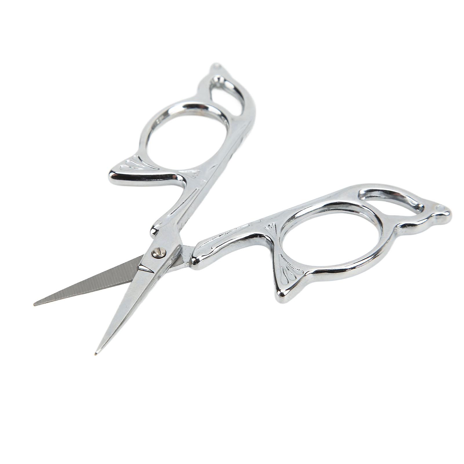 Embroidery Scissors Incisve Blades Pointed Design Lightweight Portable Silver Diy Tools Dressmaker Small Shears For Home