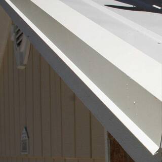 Gibraltar Building Products 10 ft. 29-Gauge Galvalume EF3 Eave Flashing in White 987614