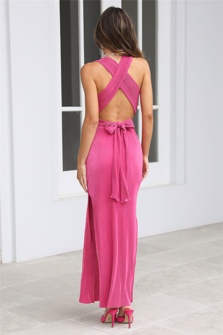 Fly Above Maxi Dress Pink