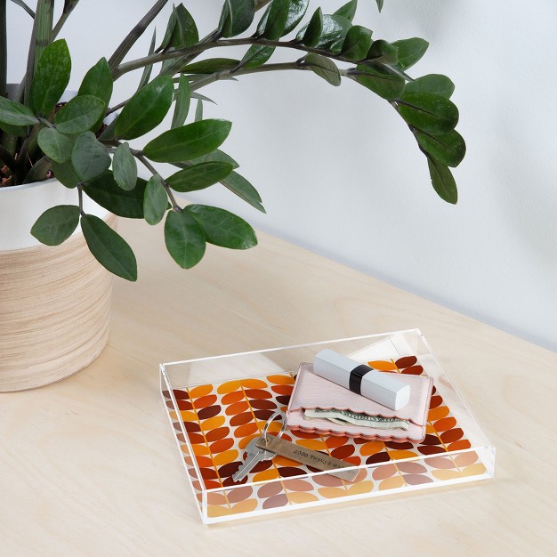 Alisa Galitsyna Fall Leaves 1 Acrylic Tray Deny Designs